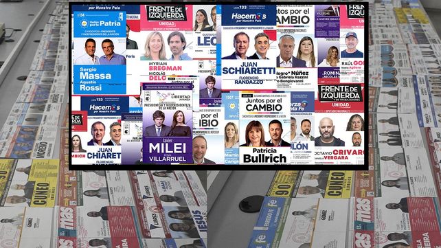 Todas las boletas que este domingo estarán en el cuarto oscuro.