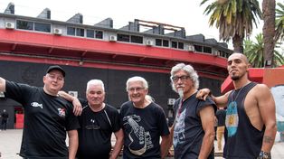 Oasis, versión 2023. Cristian Astbury, Reynaldo Zambrano, Omar Núñez, Juan Ramos &nbsp;y Leandro Núñez.