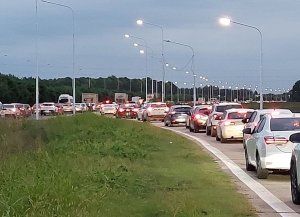 Corte del Carretero: fuerte operativo de tránsito para combatir el congestionamiento en el ingreso a Santa Fe