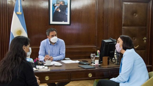 El funcionario nacional revisó la agenda ambiental con su par santafesina.