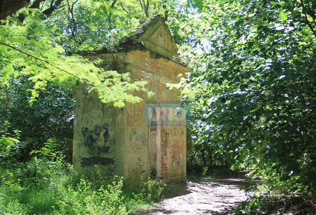 Restos de la casona embrujada de Tezanos Pinto.  Foto UNO/Juan Ignacio Pereira