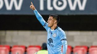 Uvita Fernández marcó el único tanto en la victoria de Belgrano en La Plata.