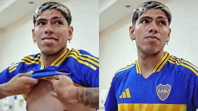 Carlos Palacios: Desde pequeño soy hincha de Boca Juniors.