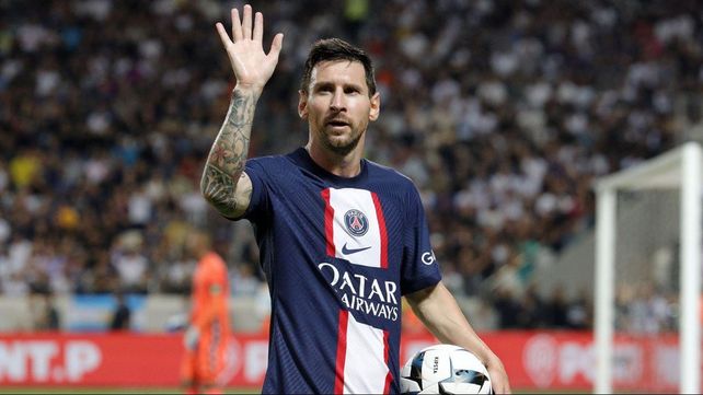 Lionel Messi casi nunca pudo encajar en los hinchas de PSG
