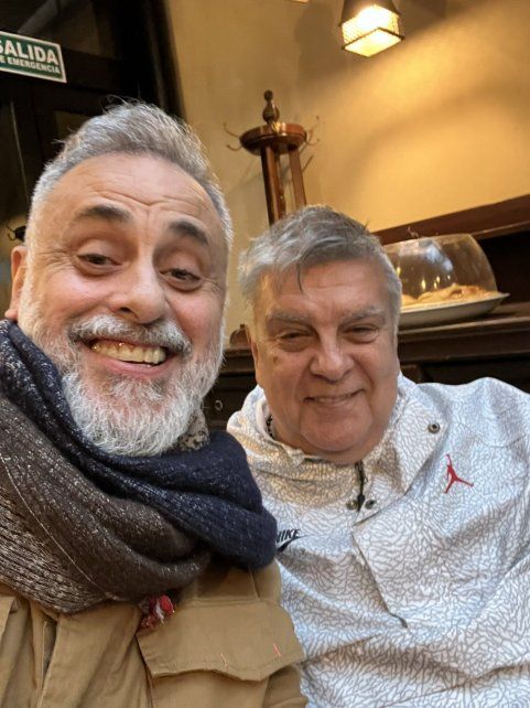 La foto que Jorge Rial eligió para compartir un polémico posteo por el día del amigo para Luis Ventura.