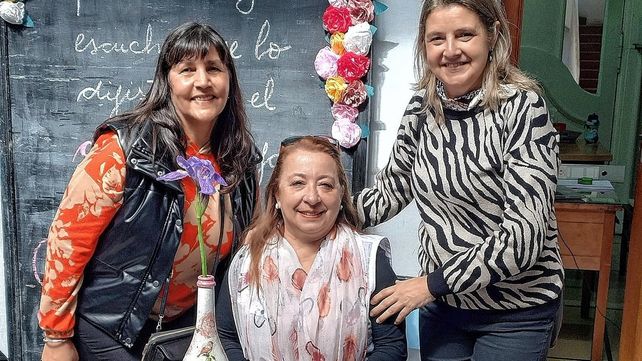 Mirta. Fue elegida para representar al departamento Gualeguay en la mención especial Maestro Manuel Antequeda del CGE.