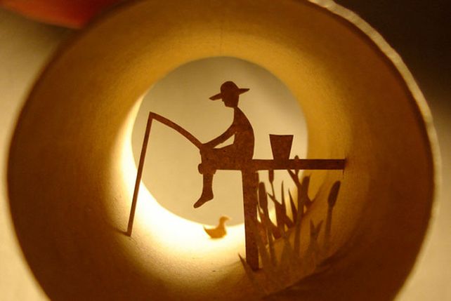 Arte en rollos de papel