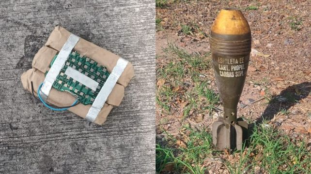 El hallazgo de los dos artefactos explosivos encendió las alertas