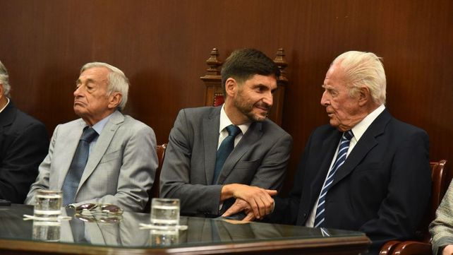 El gobernador Pullaro participó de la apertura del año judicial en Rosario.