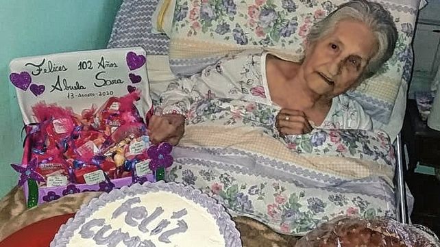 En Paraná Sara Aguilar festeja hoy sus 103 años
