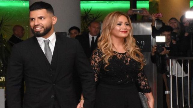 Tiempos felices. El Kun y La Princesita participaron del casamiento de Messi en 2017