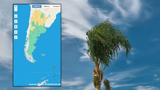 SMN incluyó en el alerta amarillo por vientos fuertes a 13 departamentos entrerrianos