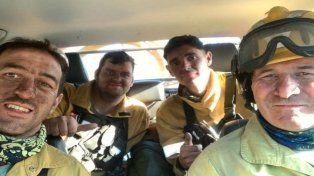 Se logró contener el fuego, dijeron brigadistas entrerrianos que actúan en Chubut