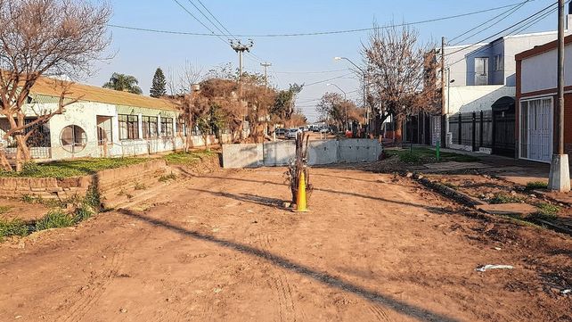 Así quedo el lugar tras una nueva finalización de la obra del desagüe Espora.&nbsp;