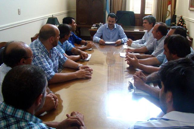 Se realizó un encuentro entre Rubén Galassi y presidentes comunales