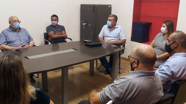La reunión que permitió avanzar hacia el Centro Económico en Timbúes.