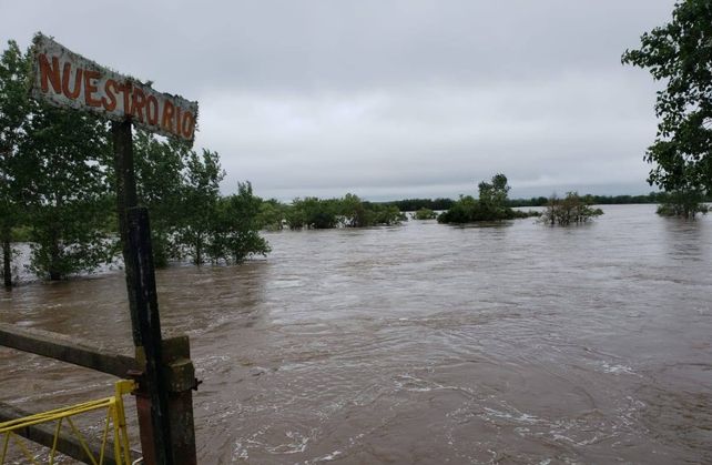 Así está Nogoyá tras las lluvias torrenciales