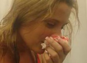 Roc&iacute;o Marengo se golpe&oacute; la cara en Chile mientras ensayaba un paso de aquadance