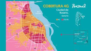 Personal lanza su nueva red de tecnología 4G en Rosario