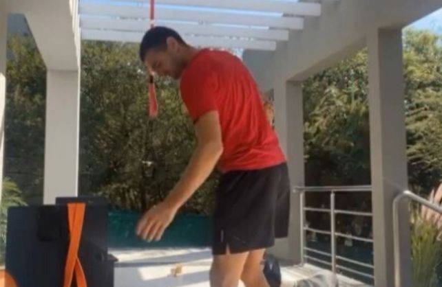 Pablo Vegetti sigue la cuarentena al ritmo de Mario Pereyra