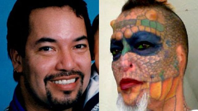 Un hombre se sometió a una serie de dolorosas operaciones para transformarse en dragón