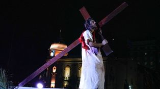 Como cada año, el Vía Crucis será en el Monumento a la Bandera.