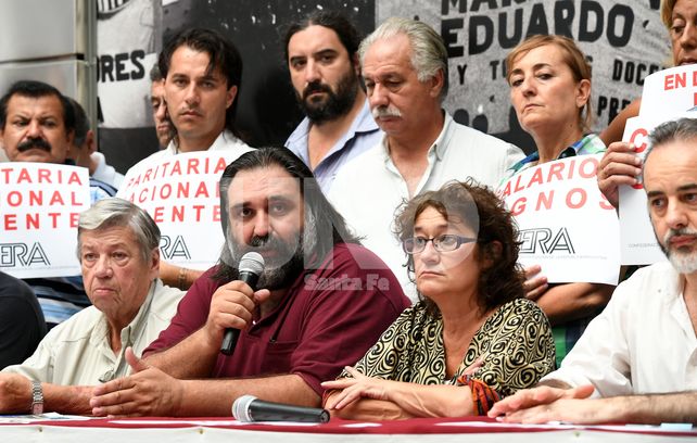 Cúpula gremial. Alesso y Baradel
