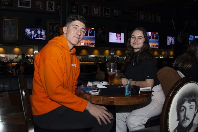 Tiago Forti y Martina Quadrelli.  