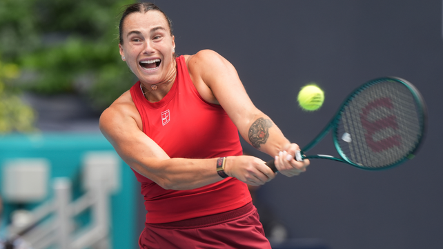 Arnya Sabalenka ganó por primera vez el Masters 1000 de tenis de Miami. Venció a la local Pegola en dos sets.