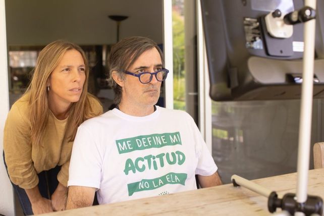 Esteban Bullrich junto a su esposa