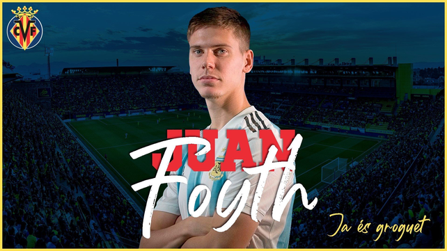 Juan Foyth, nuevo jugador del Villarreal de España