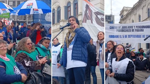 Docentes concretaron paro&nbsp; marcha