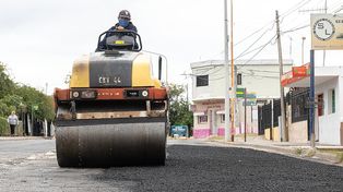 Trabajan en la recuperación integral de calle Laprida