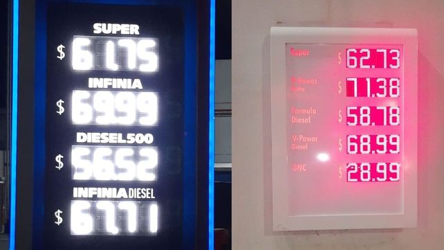Así quedarton los precios de los combustibles en Paraná