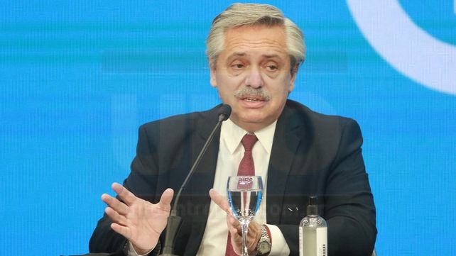 El tuit de Alberto Fernández durante las protestas