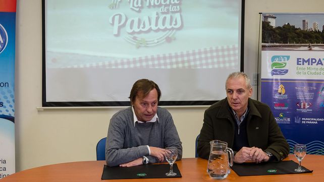 Detalles. El intendente y el titular de la Asociación Hotelera y Gastronómica explicaron la propuesta.