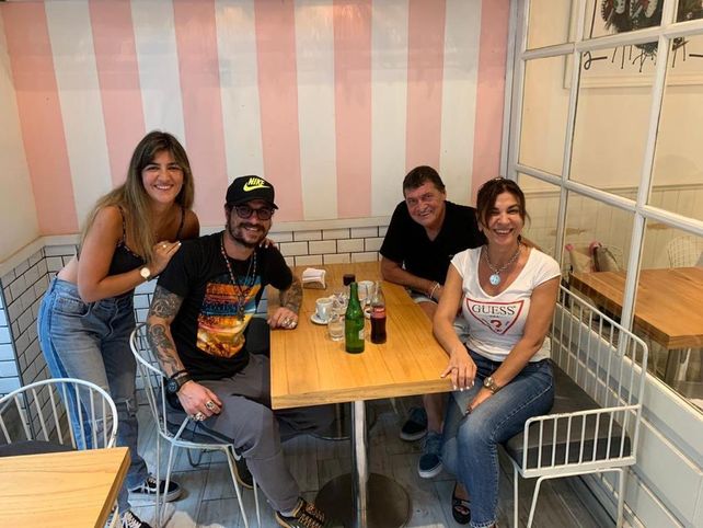 El atacante se junto con Falcioni para cerrar su vuelta.
