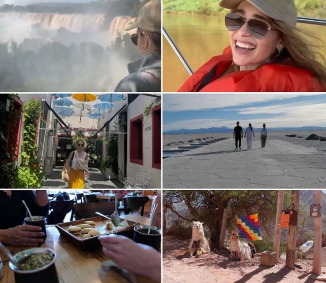 Emilia Clarke de turista en Argentina