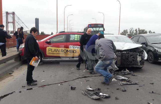 Venía distraído al volante y protagonizó un fuerte accidente