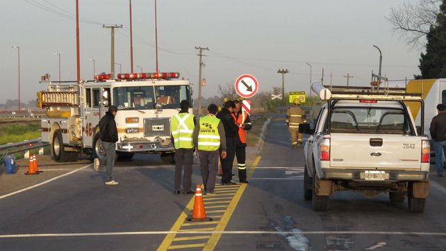Por el accidente la ruta estuvo cortada varias horas.&nbsp;