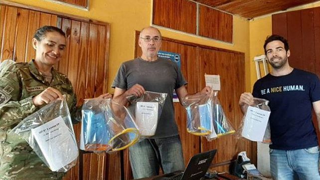 La EET N°3 Doctor Marsiglia entregó una nueva tanda de máscaras faciales