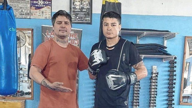 Eduardo El Chaque Bordón junto a su entrenador Totino Caunedo será protagonista en Sportivo Guadalupe.
