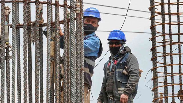 La construcción registró un fuerte repunte en el último trimestre del año pasado.