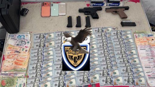 Aprehendieron a dos jóvenes de 21 años con dos armas de guerra y 6.000 dólares durante un control en el macrocentro de Santa Fe