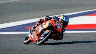 Moto3: histórica pole del argentino Valentín Perrone en el Gran Premio de Austria