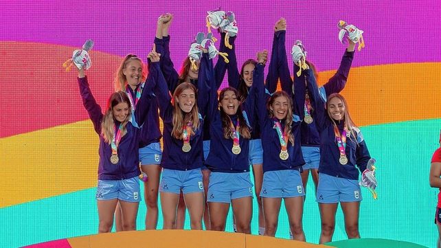 Las Leoncitas son doradas tras haber derrotado en la final a Uruguay por 4 a 0.