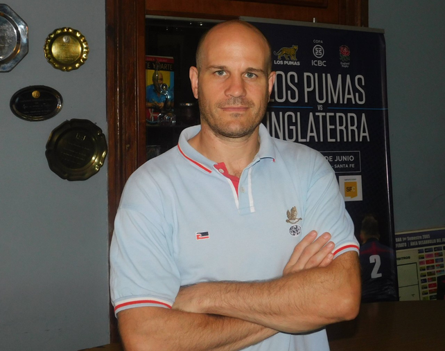 Guillermo Aguilera es el director del Centro de Rugby de la Uni&oacute;n Santafesina.