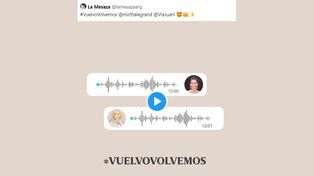 Mirtha Legrand y Juana Viale confirman vuelta a la TV con un audio de WhatsApp
