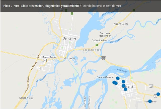VIH/sida: Nación publicó un mapa con los lugares para test gratuitos y olvidó a Santa Fe