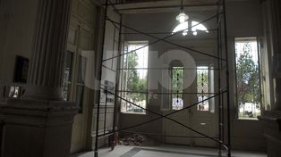 No hay avances en las obras de la escuela Juan B. Bustos